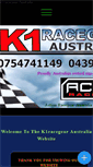 Mobile Screenshot of k1racegear.com.au